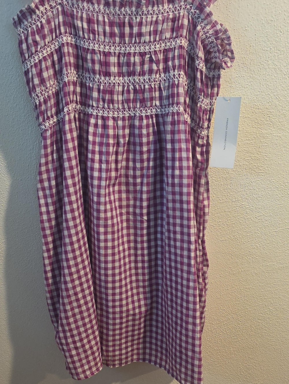 NWT French Connection Gingham Checked Sundress - Picture 3 of 7